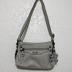 Jessica Simpson- Gray crossbody purse